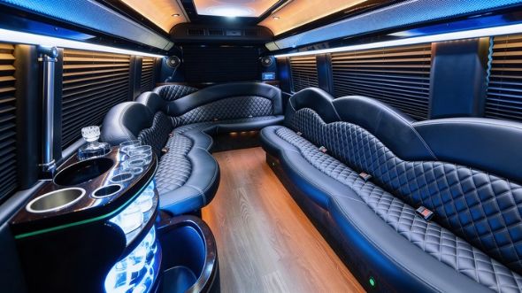 huntsville sprinter limousine interior