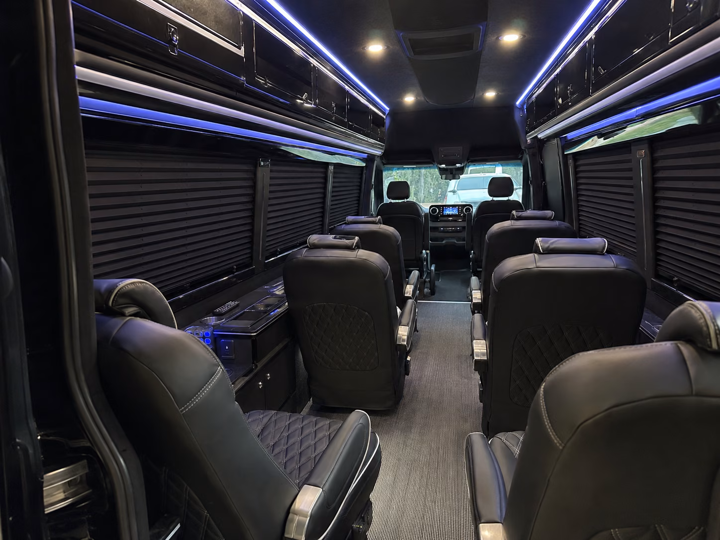 huntsville 15 passenger sprinter van inside