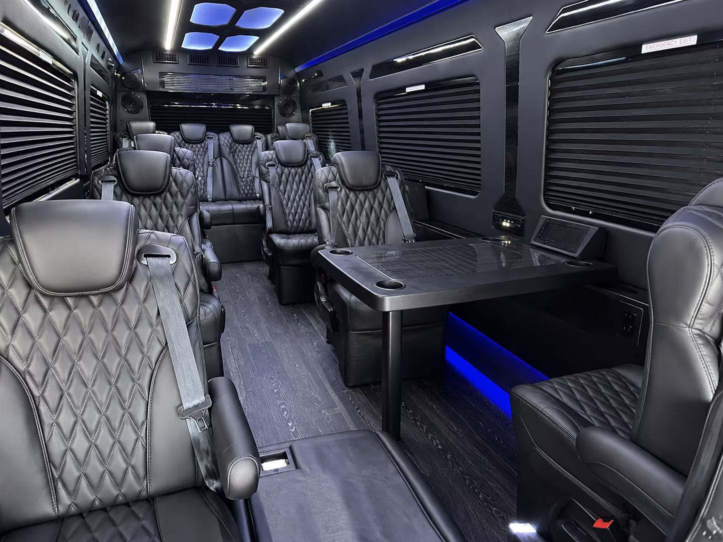 huntsville 8 passenger sprinter van inside