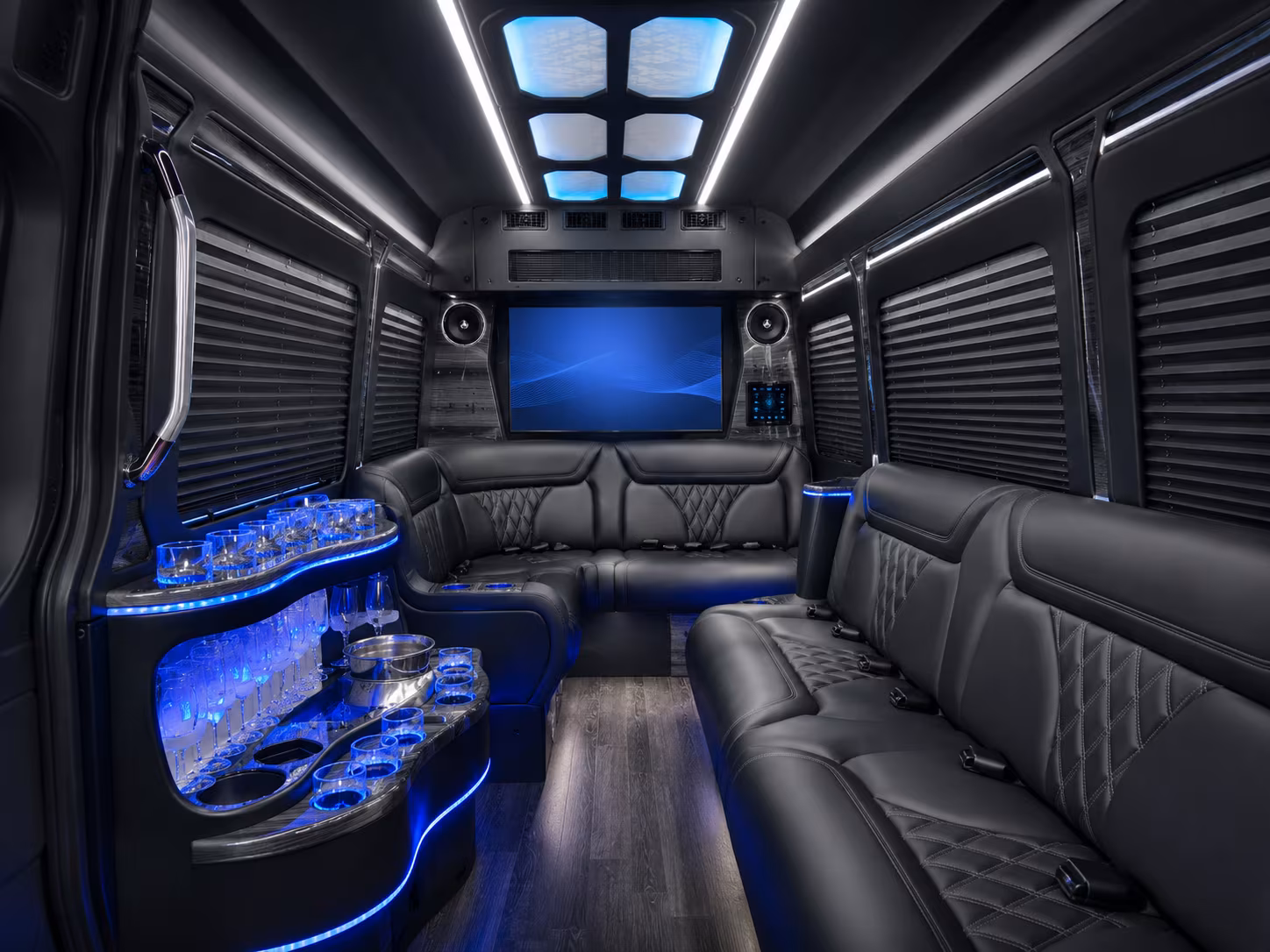 huntsville sprinter limousine interior
